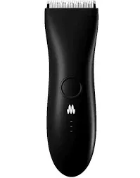 MERIDIAN Body Hair Trimmer for Men, Bikini Trimmer for Women, Ball Trimmer Men, Pubic Hair, No Nick, No Cut, No Razor Burn, Groin and Body Shaver - Waterproof & Rechargeable Body Groomer - Onyx