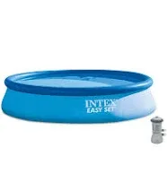 Intex 18&#039; x 48&#034; Above Ground Easy Set Swimming Pool w/ Filter, Ladder - 26175EH