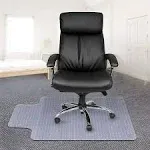  Office Chair Mat for Carpets,Transp<wbr/>arent Thick and Sturdy 36&#034; X 48&#034; with Lip