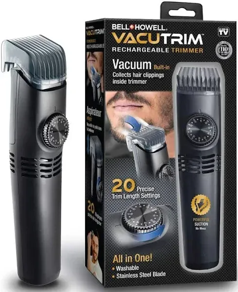 Bell & Howell Vacutrim Rechargeable Shaver Trimmer