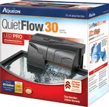 Aqueon QuietFlow Internal Aquarium Power Filter, AT30