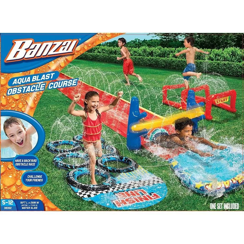 Banzai Aqua Blast Obstacle Course