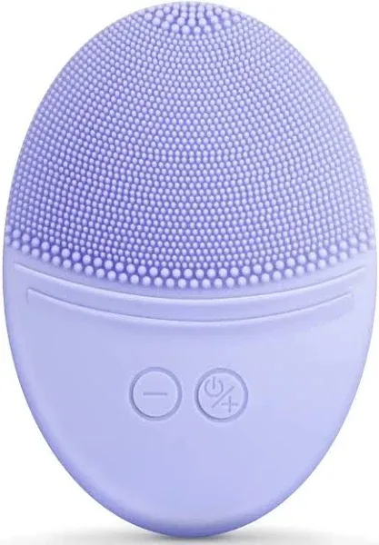 Ezbasics Facial Cleansing Brush Made with Ultra Hygienic Soft Silicone, Waterproof Sonic Vibrating Face Brush for Deep Cleansing, Gentle Exfoliating and Mass