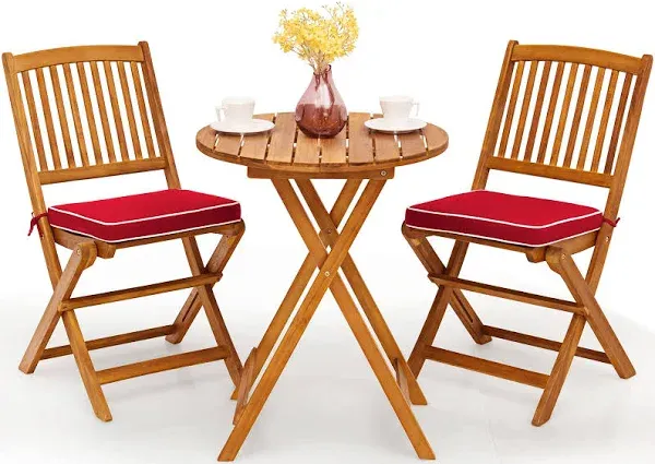 Giantex 3pcs Patio Bistro Set