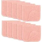 Muslin Burp Cloths by Comfy Cubs - Lace Pink