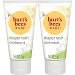 Burt's Bees Baby Diaper Rash Ointment 3 oz (Pack of 2)