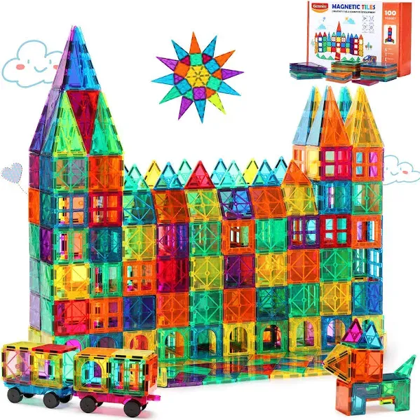 Gemmicc Magnetic Tiles Building Blocks