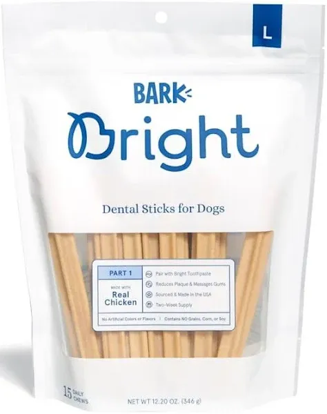 BARK Bright Dental Sticks Dogs Chews