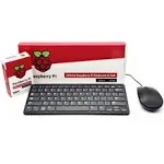 PepperTech Digital Official Raspberry Pi Keyboard &amp; Mouse Value Pack (U.S.Black)