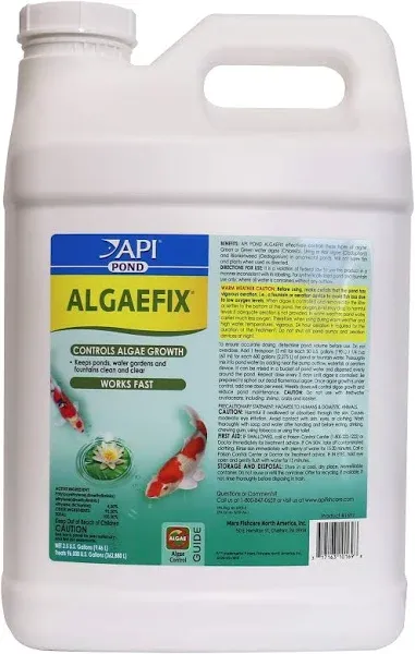 API PondCare AlgaeFix Algae Control Algaecide API Pond AlgaeFix - 2.5 Gallon