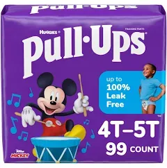 Pull-Ups Boys' Potty Training Pants Size 6, 4T-5T, 56 Ct