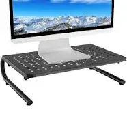 WALI stt001 Monitor Stand/Riser Vented for Computer-Lapto<wbr/>p-Desk-Printer 4” High!