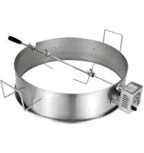 VEVOR BBQ Rotisserie Ring Kit for 22" Kettle Charcoal Grills Stainless Steel YXDGKC2259W26TQN8V1