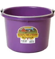 Little Giant Plastic Bucket 8 qt. Navy