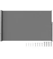 VEVOR Retractable Side Awning, 71&#039;&#039;x 138&#039;&#039; Outdoor Privacy Screen, Gray