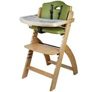 Abiie Beyond Wooden High Chair with Tray