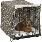 QuietTime Defender Covella Dog Crate Cover (Brown - 30 inch Crate), Midwest