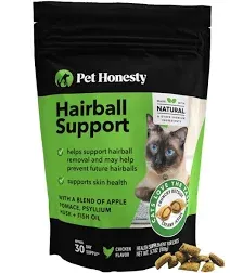 Pet Honesty Cat Hairball Support Chews