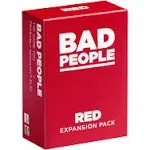 BAD PEOPLE Party Game - RED Expansion -100 New Question Cards for The Hilarious Adult Card Game for Fun Parties and Board Games Night with Your Group - Find Out What Your Friends Really Think of You