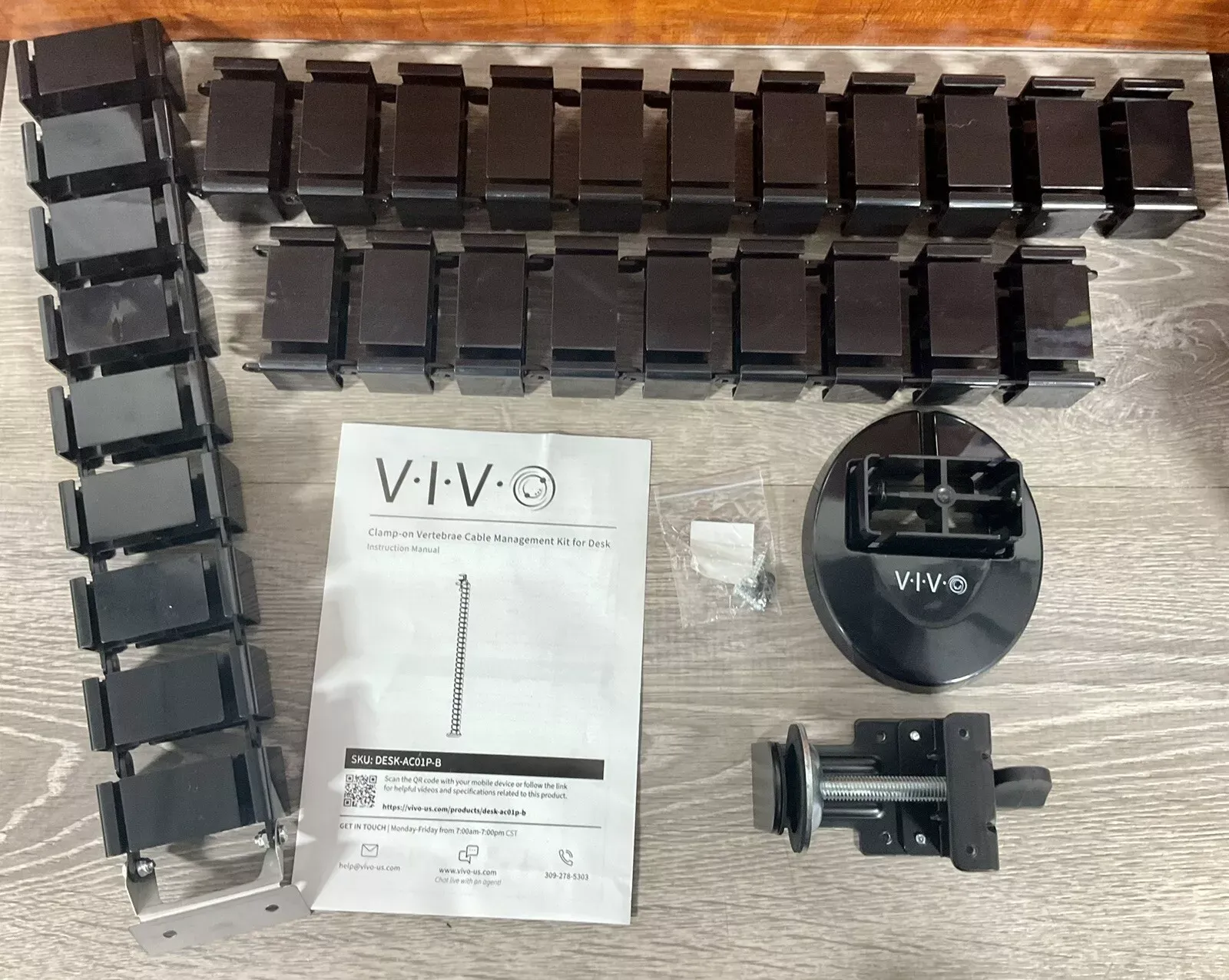 VIVO Vertebrae Cable Management Kit