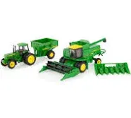 1/64 John Deere Vintage 7720 Combine Harvesting Set by Ertl