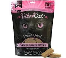 Vital Essentials Cat Food Freeze Dried Chicken Mini Patties