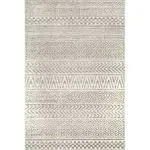 Nuloom Kamryn Textured Tribal Indoor/Outdoor Area Rug - Beige - 9x12 Feet