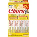 Inaba Cat Churu Chicken & Beef Variety Box 20 Tubes