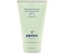 Pipette Mineral Broad Spectrum SPF 50 Sunscreen