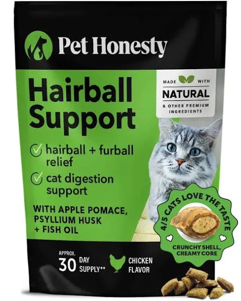 Pet Honesty Cat Hairball Support Chews