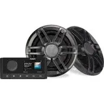 Fusion MS-RA210KSPG Stereo and 6.5&#034; XS Sports Speakers Bundle -  010-02250-60