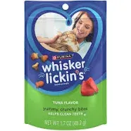 Purina Whisker Lickin's Cat Treats, Crunchy and Yummy Tuna Flavor