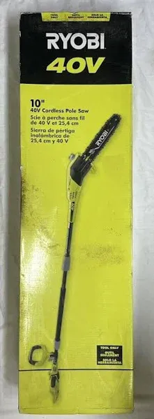 Ryobi 40V 10 in. Cordless Battery Pole Saw (Tool-Only)