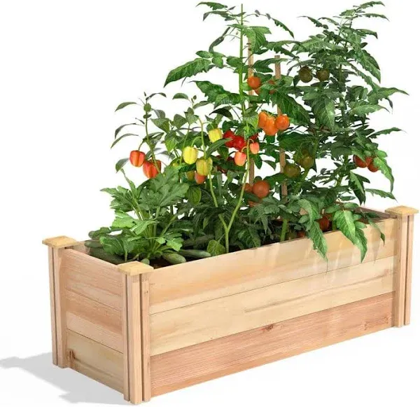 Greenes Fence Premium Cedar Raised Garden Bed 16" x 48" x 16.5