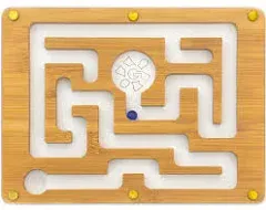 Goodday Puzzles Bamboo Marble Run Track Maze