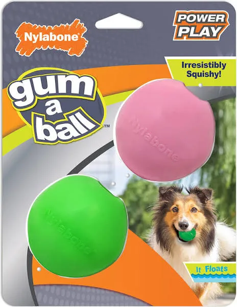 Nylabone Power Play Gum-a-Ball Toy for Dogs