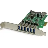 NEW Startech PEXUSB3S7 7 Port PCI Express USB 3.0 Card Standard and Low-Profile