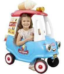 Little Tikes Ice Cream Cozy Truck Kid-Powered Ride-On Toy