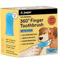 360º Dog Toothbrush, Cat Toothbrush, Dog Tooth Brushing Kit, Dog Teeth Cleani...