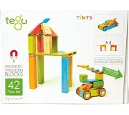 tegu 42 Magnetic Building Blocks Pollutant-Free Colorful