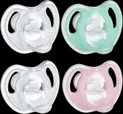 Tommee Tippee Ultra Light Silicone Pacifier Symmetrical One Piece Design