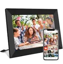 Frameo 10.1 inch Smart WiFi Digital Photo Frame 1280x800 IPS LCD Touch Screen, Auto-Rotate Portrait and Landscape, Built in 16GB Memory, Share Moments