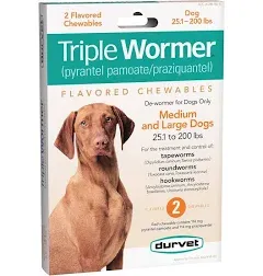 DurVet Triple Wormer 2 tablets