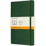 Moleskine Classic Pocket Hard Cover Ruled Notebook, Green (96 ct)