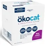 ökocat Less Mess Natural Wood Clumping Cat Litter Mini-Pellets, Great for Long-hair Breeds, 18.6 lbs, Large