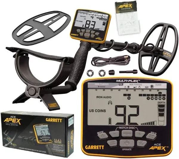 Garrett ACE APEX Metal Detector - Standard Package