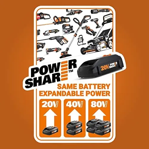 Worx WX094L.9 20V Power Share Cordless Shop Blower