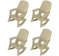 Semco Rockaway Heavy Duty All-Weather Outdoor Rocking Chair