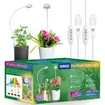 SANSI 5W Pot Clip LED Grow Light (US) for Indoor Growing& Home Growing 2-Pack