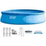 Intex 18' x 48" Inflatable Easy Set Pool with Ladder, Pump, and Maintenance Kit